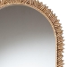 Baxton Studio Caitlin Antique Gold Finished Wood Arch Accent Wall Mirror with Carved Leaf Border - RXW-10951-Wall Mirror