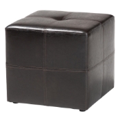 Baxton Studio Nox Dark Brown Ottoman Nox Dark Brown Ottoman wholesale, wholesale furniture, restaurant furniture, hotel furniture, commercial furniture