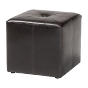 Baxton Studio Aric Bonded Leather Ottoman Aric Bonded Leather Ottoman wholesale, wholesale furniture, restaurant furniture, hotel furniture, commercial furniture