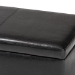 Baxton Studio Dennehy Black Modern Ottoman - Y-168-Promote-Black