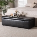 Baxton Studio Dennehy Black Modern Ottoman - Y-168-Promote-Black