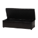 Baxton Studio Dennehy Dark Brown Modern Ottoman - Y-168-Promote-dark brown