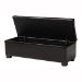 Baxton Studio Roanoke Ottoman - BBT3101-Dark Brown-OTTO
