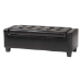 Baxton Studio Manchester Ottoman - Y-172-Black-OTTO