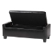 Baxton Studio Manchester Ottoman - Y-172-Black-OTTO