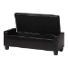 Baxton Studio Manchester Ottoman - Y-172-dark brown-OTTO