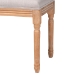 Baxton Studio Clairette Wood Traditional French Bench - TSF-9303-Beige-OTTO