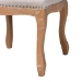 Baxton Studio Hudson Chic Rustic French Country Cottage Weathered Oak Beige Fabric Button-tufted Upholstered Dining Chair - TSF-9342