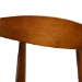 Baxton Studio Flora Mid-Century Modern Light Grey Fabric and "Oak" Medium Brown Finishing Wood Dining Chair - Flora-Medium Oak-DC