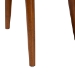 Baxton Studio Flora Mid-Century Modern Light Grey Fabric and "Oak" Medium Brown Finishing Wood Dining Chair - Flora-Medium Oak-DC