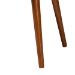 Baxton Studio Flora Mid-Century Modern Light Grey Fabric and "Oak" Medium Brown Finishing Wood Dining Bench - Flora-Medium Oak-Bench