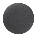 Baxton Studio Rosine Modern and Contemporary Dark Grey Fabric Upholstered Nail Trim Ottoman - 1708-Gray