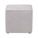 Baxton Studio Corinne Modern and Contemporary Light Grey Fabric Upholstered Ottoman - 1709-Light Gray