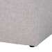 Baxton Studio Corinne Modern and Contemporary Light Grey Fabric Upholstered Ottoman - 1709-Light Gray