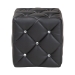 Baxton Studio Stacey Modern and Contemporary Black Faux Leather Upholstered Ottoman - 1710-Black