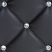 Baxton Studio Stacey Modern and Contemporary Black Faux Leather Upholstered Ottoman - 1710-Black