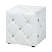 Baxton Studio Stacey Modern and Contemporary White Faux Leather Upholstered Ottoman - 1710-White