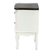 Baxton Studio Darlene Classic and Traditional French White and Cherry Brown Finished Wood 2-Drawer End Table - JY-132054-2 DW ET