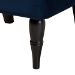 Baxton Studio Harmon Modern and Contemporary Transitional Navy Blue Velvet Fabric Upholstered and Black Finished Wood Accent Chair - RAC515FB-Navy Blue Velvet/Black-CC
