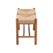 Baxton Studio Saura Mid-Century Modern Oak Brown Finished Wood and Hemp Dining Bench - SK9151-Oak-Bench