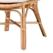 bali & pari Nadira Modern Bohemian Natural Brown Finished Rattan Dining Chair - RCN003-Rattan-DC