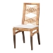 bali & pari Poltak Modern Bohemian Natural Brown Rattan Dining Chair - Poltak-Rattan-DC