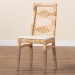 bali & pari Poltak Modern Bohemian Natural Brown Rattan Dining Chair - Poltak-Rattan-DC