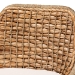 bali & pari Kyle Modern Bohemian Natural Brown Woven Rattan Dining Side Chair With Cushion - Kyle-Rattan-DC-No Arm