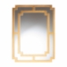 Baxton Studio Dayana Modern and Contemporary Antique Gold Finished Wood Accent Wall Mirror - RXW-8460