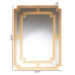 Baxton Studio Dayana Modern and Contemporary Antique Gold Finished Wood Accent Wall Mirror - RXW-8460