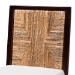 bali & pari Joana Modern Bohemian Dark Brown Mahogany Wood and Natural Seagrass Dining Side Chair - Joana-Mahogany-DC