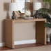 bali & pari Colandra Modern Bohemian Natural Brown Jute and Wood Console Table - F232-FT17-Seagrass-Console Table