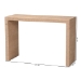 bali & pari Colandra Modern Bohemian Natural Brown Jute and Wood Console Table - F232-FT17-Seagrass-Console Table