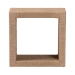 bali & pari Adonica Modern Bohemian Natural Brown Jute and Wood End Table - F232-FT18-Seagrass-End Table