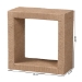 bali & pari Adonica Modern Bohemian Natural Brown Jute and Wood End Table - F232-FT18-Seagrass-End Table