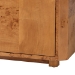 bali & pari Valora Modern and Contemporary Natural Mappa Real Burl Wood 2-Door Console Cabinet - SVN-1308B-Natural Burl-Nebu-2DR-Cabinet
