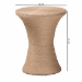 bali & pari Cady Japandi Natural Jute Side Table - F242-FT1-Side Table