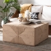 bali & pari Nakita Japandi Natural Jute Coffee Table - F242-FT2-Coffee Table