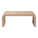 bali & pari Eviana Japandi Natural Jute Waterfall Coffee Table - F242-FT4-Coffee Table