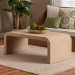 bali & pari Eviana Japandi Natural Jute Waterfall Coffee Table - F242-FT4-Coffee Table