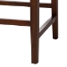 bali & pari Alise Handwoven Seagrass Bar Stool with Mahogany Wood Frame - Bar -Height Chair with Woven Back and Seat for Kitchen Island or Home Bar, Earthy Brown - Alise-Mahogany-Brown-Cushion-BS