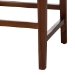 bali & pari Alise Handwoven Seagrass Counter Stool with Mahogany Wood Frame - Counter-Height Chair with Woven Back and Seat for Kitchen Island or Home Bar, Earthy Brown - Alise-Mahogany-Brown-Cushion-CS