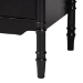 Baxton Studio Marisela Black Wood Chest of Drawers with Gold Handles - 4-Drawer Vertical Storage Dresser with Bamboo-Inspired Legs, Modern Transitional Accent Furniture for Bedroom or Guest Room - MG9014-Black 9990-4DW-Chest