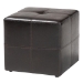 Baxton Studio Nox Dark Brown Ottoman - ST-19-Dark Brown