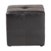 Baxton Studio Nox Dark Brown Ottoman - ST-19-Dark Brown