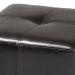 Baxton Studio Nox Dark Brown Ottoman - ST-19-Dark Brown