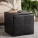 Baxton Studio Nox Dark Brown Ottoman - ST-19-Dark Brown