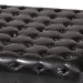 Baxton Studio Pemberly Dark Brown Bonded Leather Square Ottoman - TA1235-Dark Brown