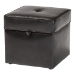 Baxton Studio Sydney Brown Modern Ottoman - Storage Ottoman  - XB-01-dark brown