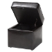 Baxton Studio Sydney Brown Modern Ottoman - Storage Ottoman  - XB-01-dark brown
